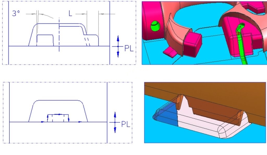 How does XP MOLD's high-precision machining address mold stress deformation?