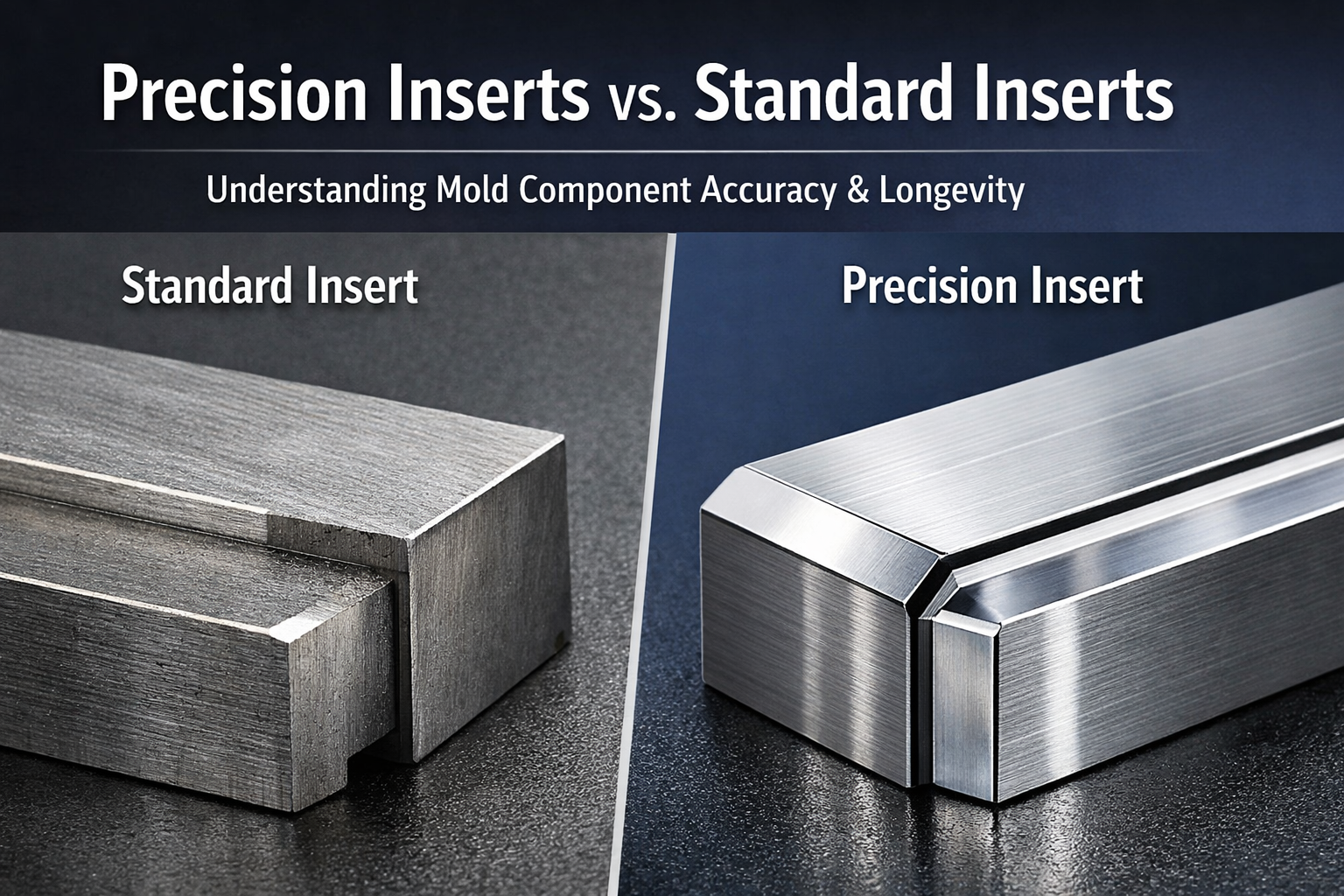 Precision Inserts vs. Standard Inserts: What Really Affects Mold Stability and Tool Life